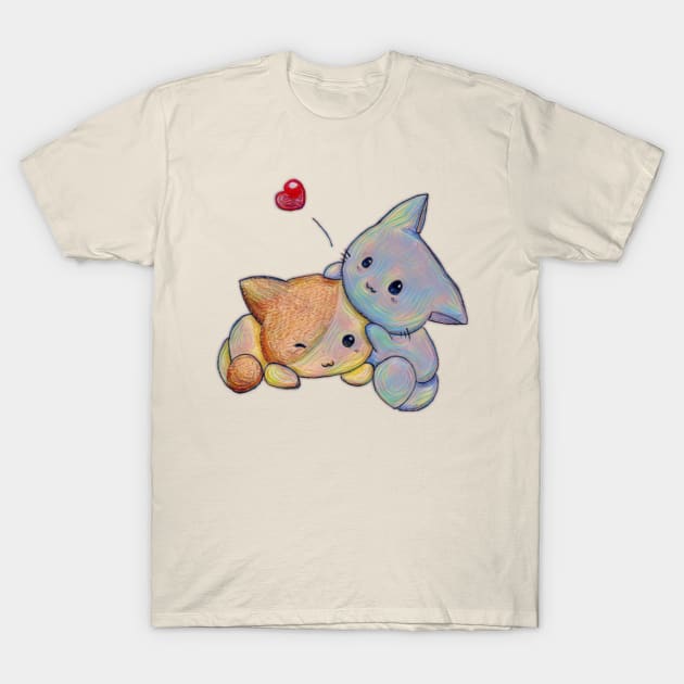 Cute Kitten T-Shirt by sandesart